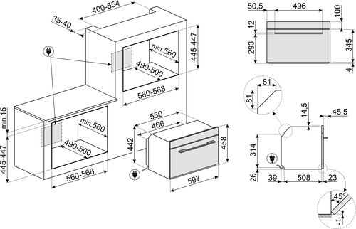 Духовой шкаф Smeg SO4102S3B3