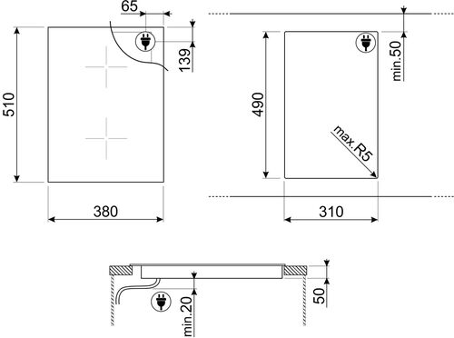 Варочная панель Smeg SIM3323D