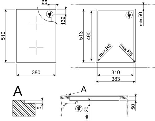 Варочная панель Smeg SIM3323D