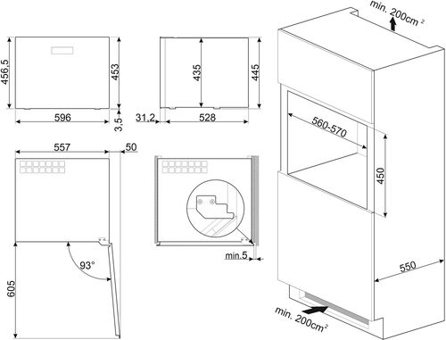 Винный шкаф Smeg CVI121B3