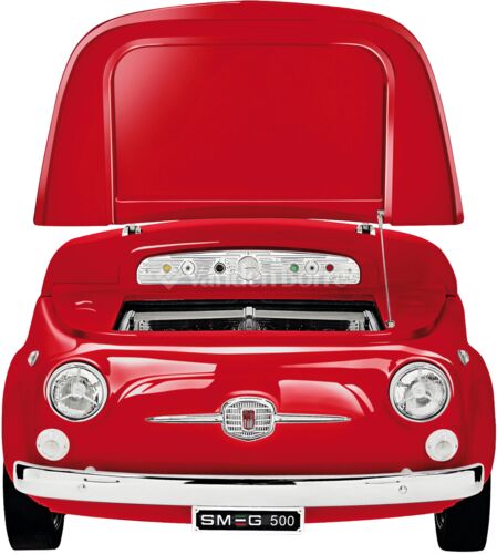 Холодильник Smeg 500 R (FIAT500) красный