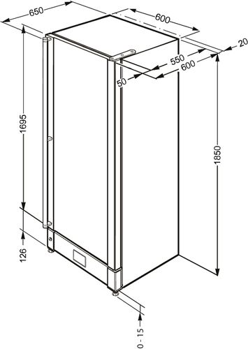 Винный шкаф Smeg SCV115A