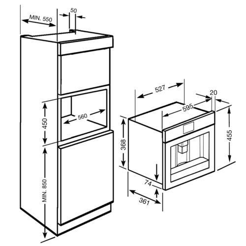 Кофемашина Smeg CMS8451P