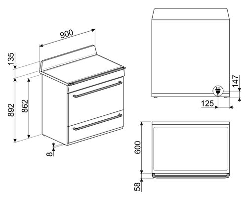 Плита Smeg TR90IBL9