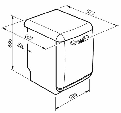 Посудомоечная машина Smeg LVFABRD2