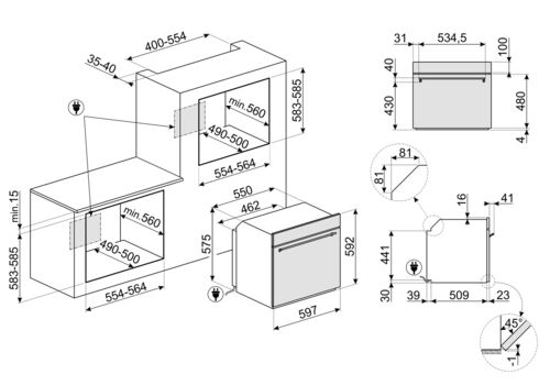 Духовой шкаф Smeg SO6302TX