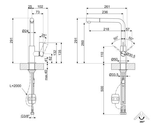 Смеситель Smeg MD22CUX