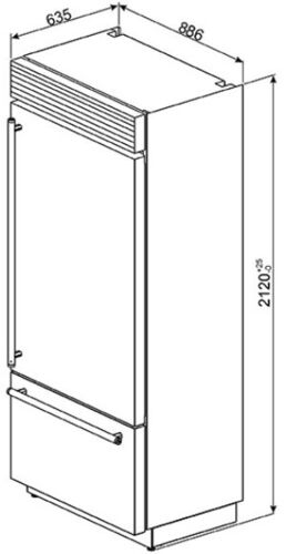 Холодильник Smeg RF396LSIX