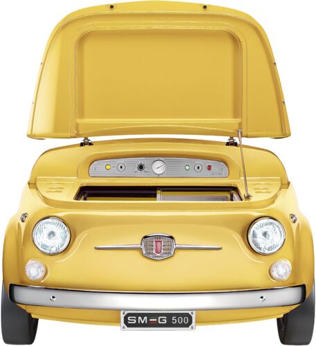 Холодильник Smeg 500 G (FIAT500) желтый