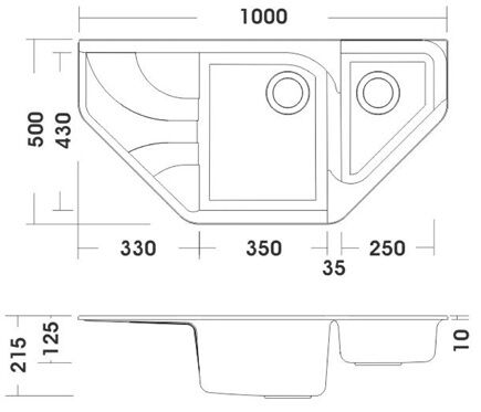 Мойка Smeg LSE102RA Медный