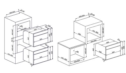 Встраиваемая пароварка Smeg SF4800VA1