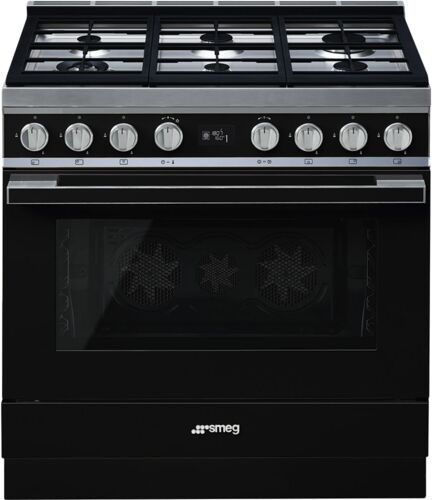 Газовый варочный центр Smeg CPF9GPBL