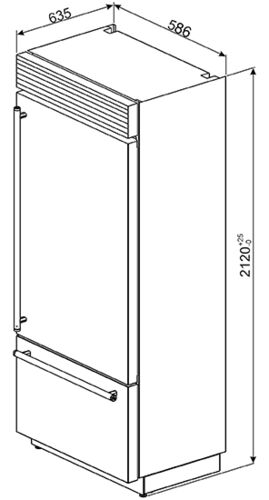 Винный шкаф Smeg WF366LDX