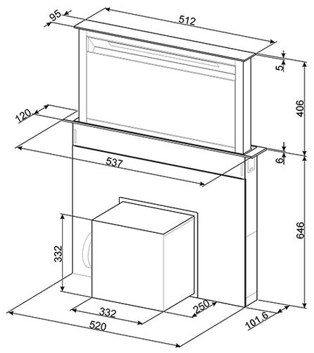 Вытяжка Smeg KDD60VXE-2