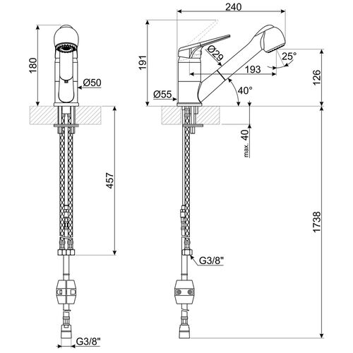 Смеситель Smeg MD10Р2