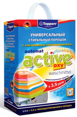 Концентрированный универсальный стиральный порошок Topperr 3205