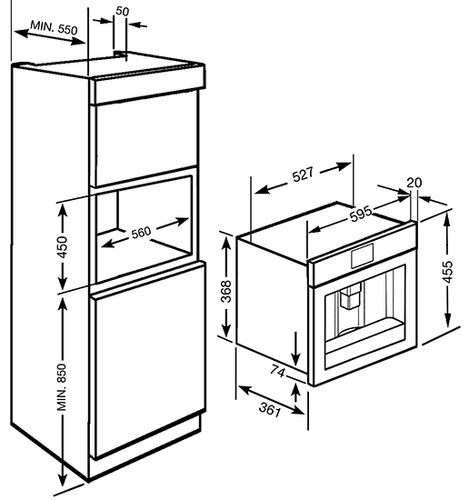 Кофемашина Smeg CMS4101N