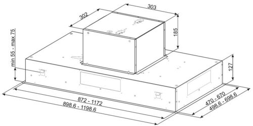 Вытяжка Smeg KSEG120X2